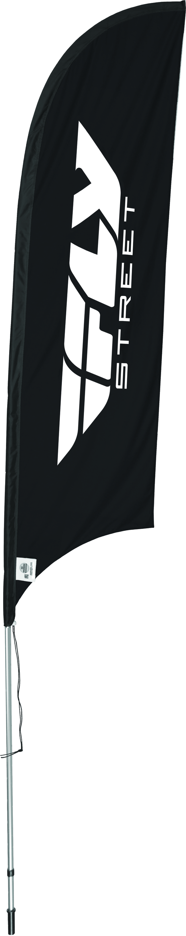 Fly Racing Solar Flag 11' - Black - Universal Fit 11' Solar Flag - Click Image to Close