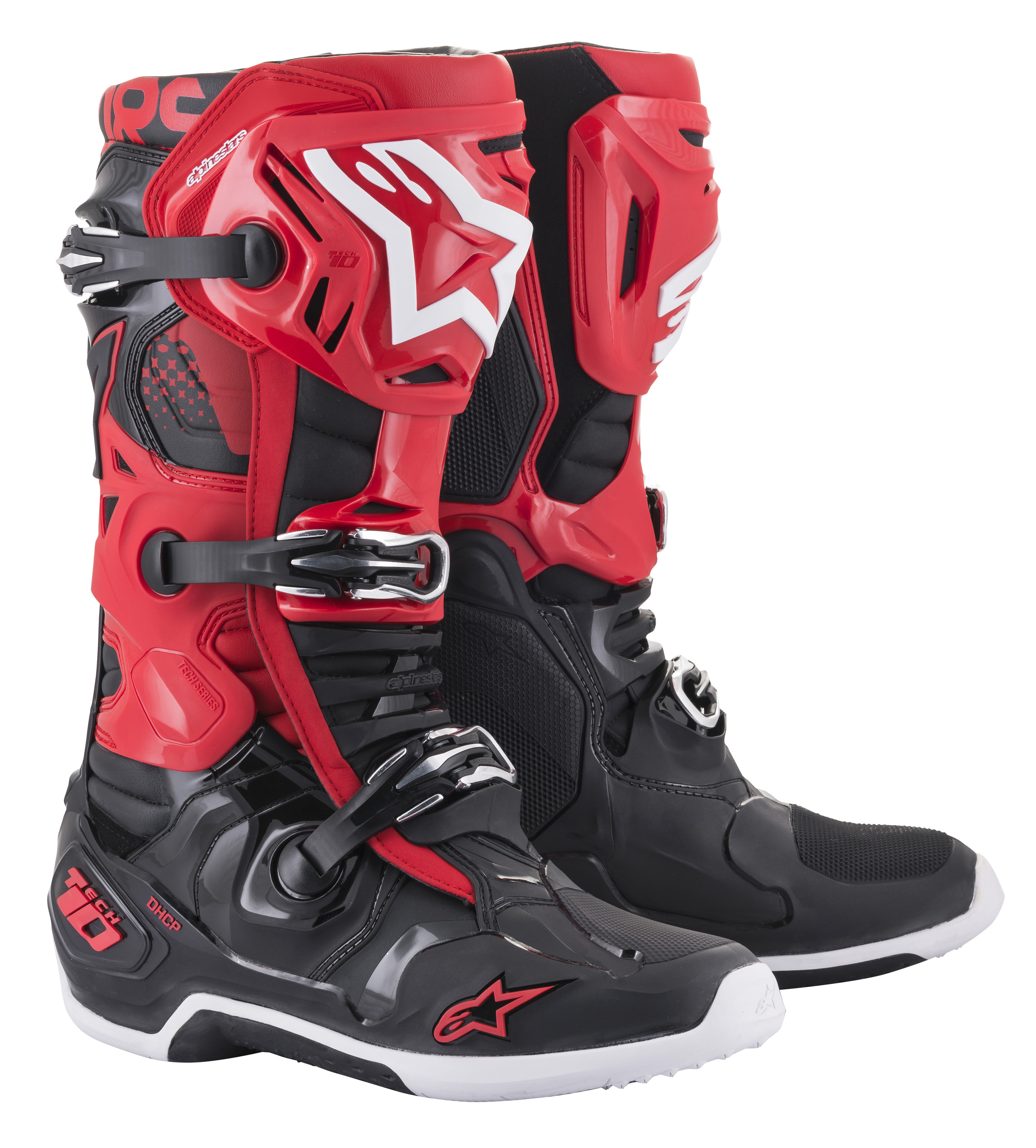 Tech 10 Boots Red/Black US 14 - Click Image to Close