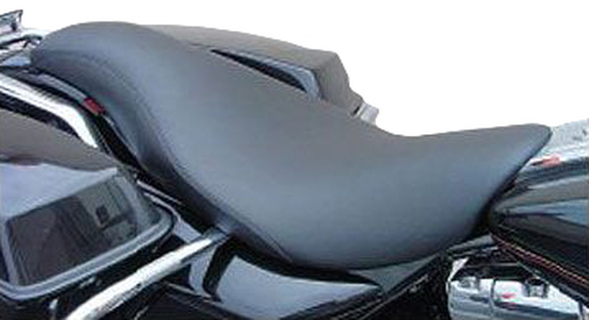 Shorthop 2-Up Seat Low&Back - For 06-07 Harley FLHX Street Glide - Click Image to Close