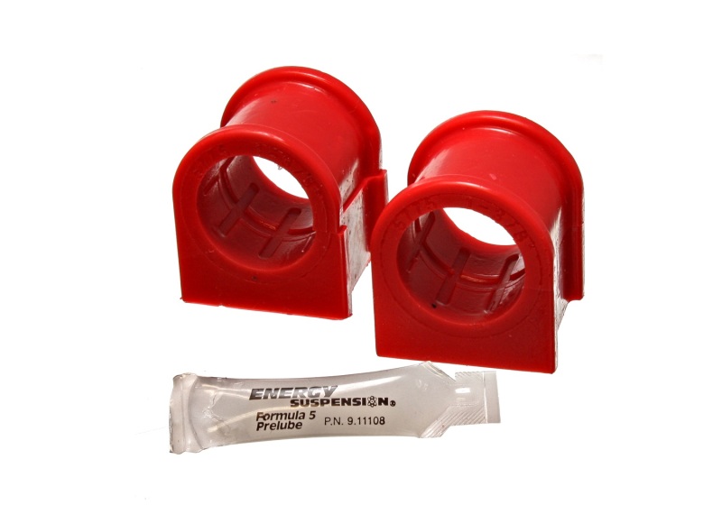 Red Front Sway Bar Bushing Set by Energy Suspension Fits 05-07 Ford Mustang - Click Image to Close