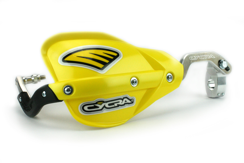 CRM Racer Pack Hand Guards Yellow - For 1-1/8" Bars - Click Image to Close