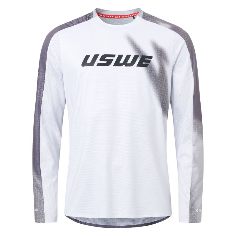 USWE Kalk Off-Road Jersey Adult White - Large - Click Image to Close