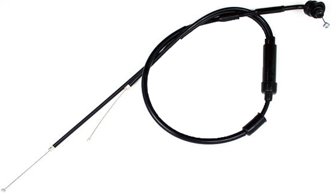 Black Vinyl Throttle Cable - For 81-12 Yamaha PW50 - Click Image to Close