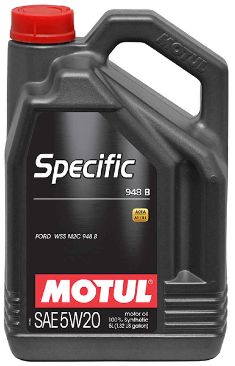 Specific 948B 5W20 Full Synthetic Motor Oil - 5L - Meets ACEA A1 / B1, API SN, & For FORD WSS M2C 948 B - Click Image to Close