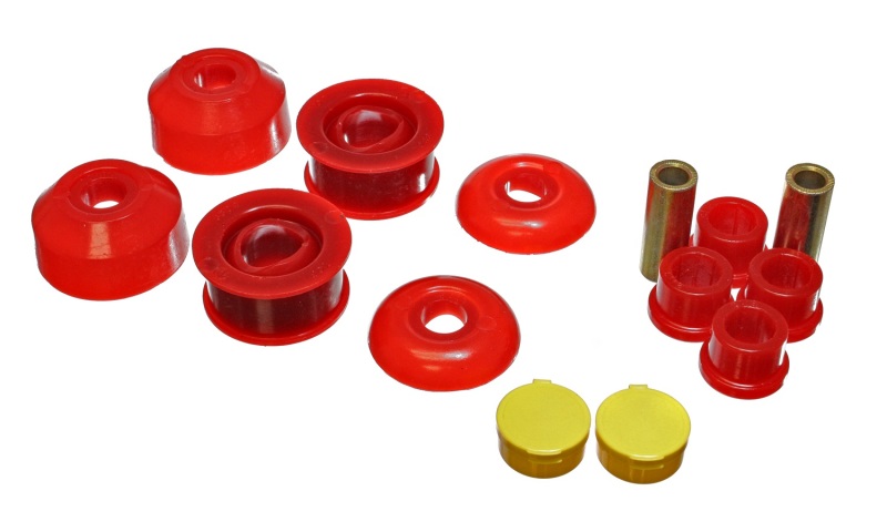 05-07 Scion tC / 03-06 Toyota Corolla/Matrix Red Front Control Arm Bushing Set - Click Image to Close