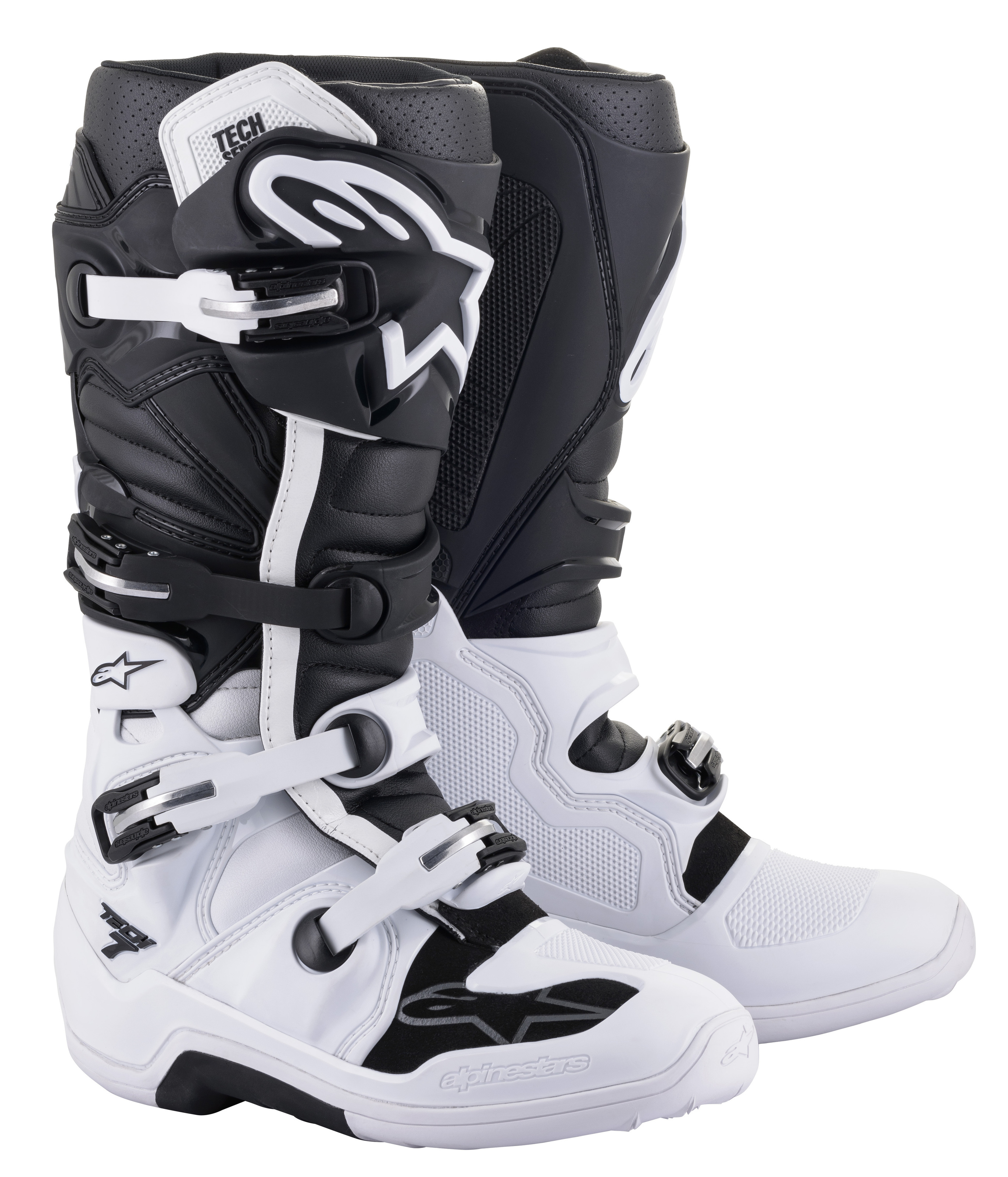 Tech 7 MX Boots White/Black US 07 - Click Image to Close