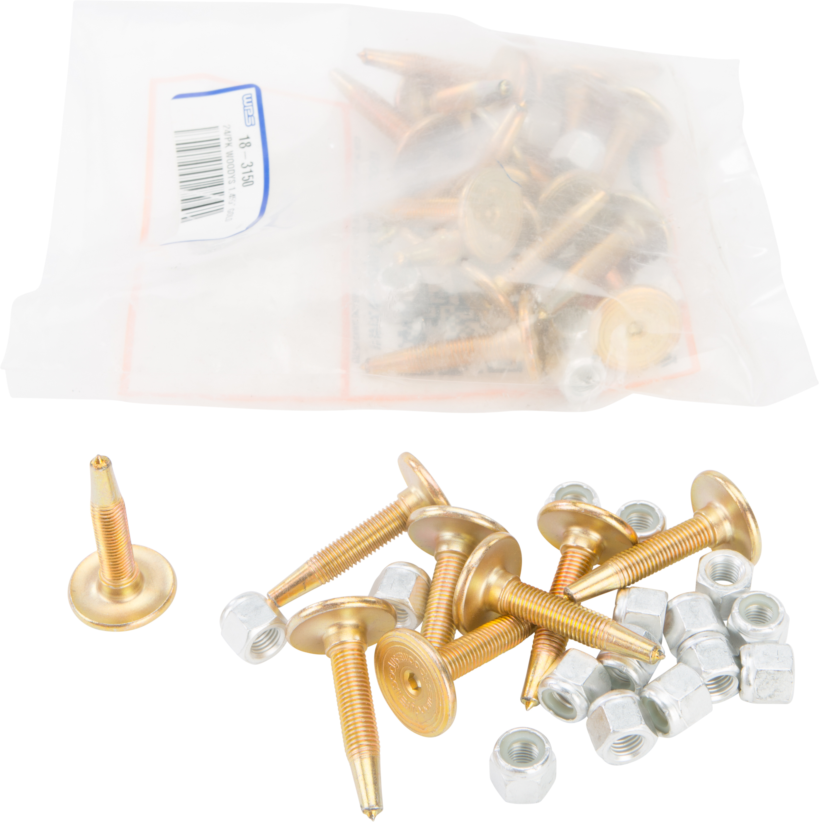 Gold Digger Carbide Traction Master Studs 1.450" 24/PK - Click Image to Close