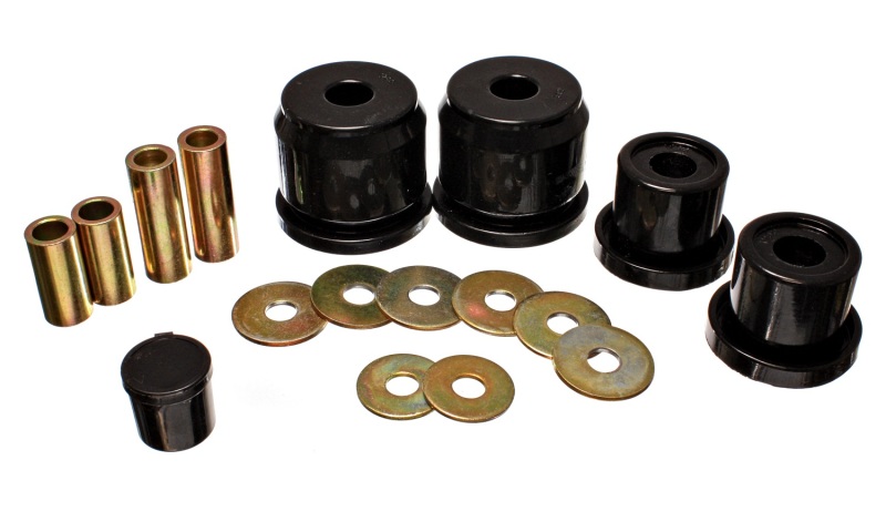 92-01 Honda Prelude Black Rear Control Arm Bushing Set - Click Image to Close