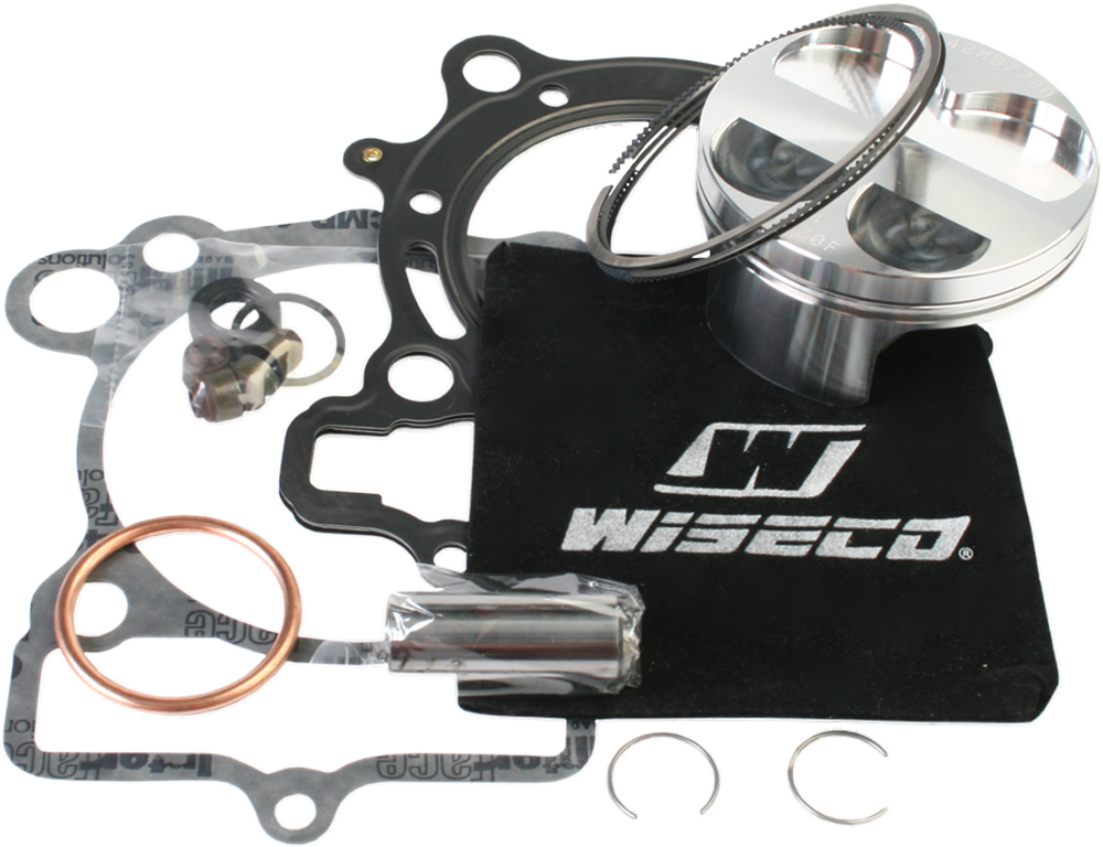 Top End Piston Kit 13.1:1 Compression - 77.00mm Bore (STD) - For 04-06 Kawasaki Suzuki - Click Image to Close