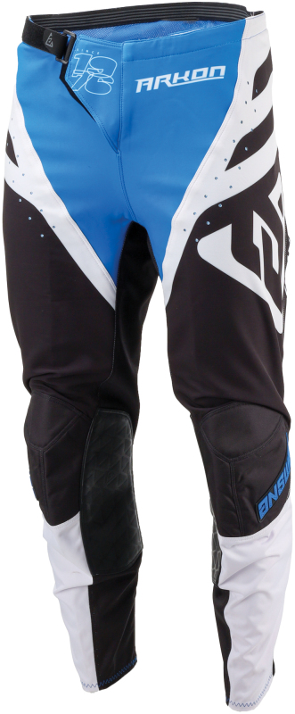 Answer Arkon Nitrus Pants Youth 18 Blue/Black/White - Youth motocross pants in size 18 - Click Image to Close