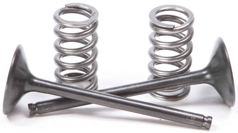 Steel Exhaust Valve/Spring Kit - For 14-16 Yamaha YZ450F - Click Image to Close