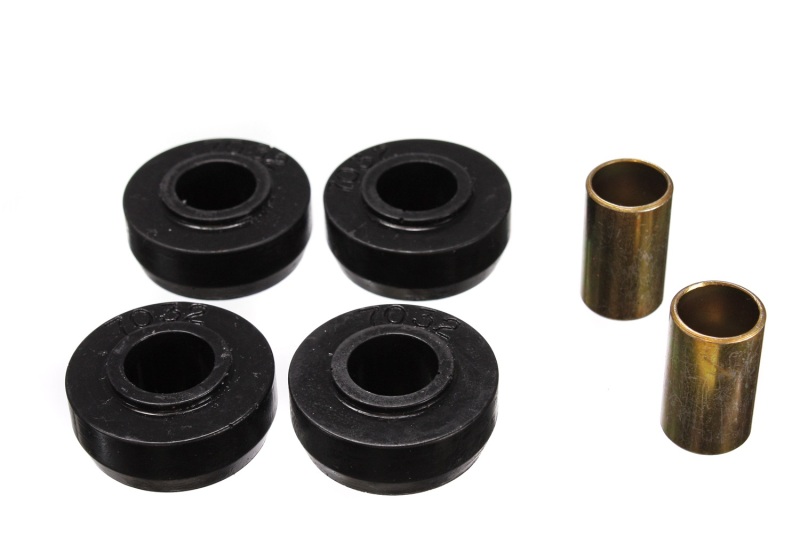 62-67 Chevy Nova Black Front Strut Rod Bushing Set - Click Image to Close