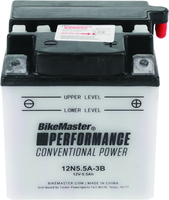 BikeMaster 12N5.5A-3B Battery - Click Image to Close