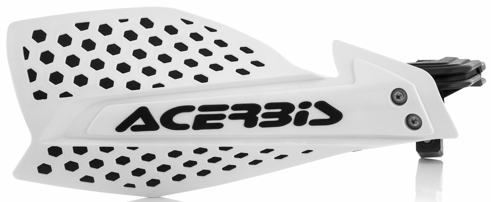 X-Ultimate Handguards - White & Black - w/ Universal Bar Mount Kit - Click Image to Close