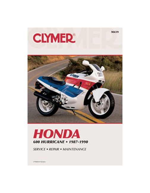 Shop Repair & Service Manual - Soft Cover - For 87-89 Honda CBR600F Hurricane - Click Image to Close