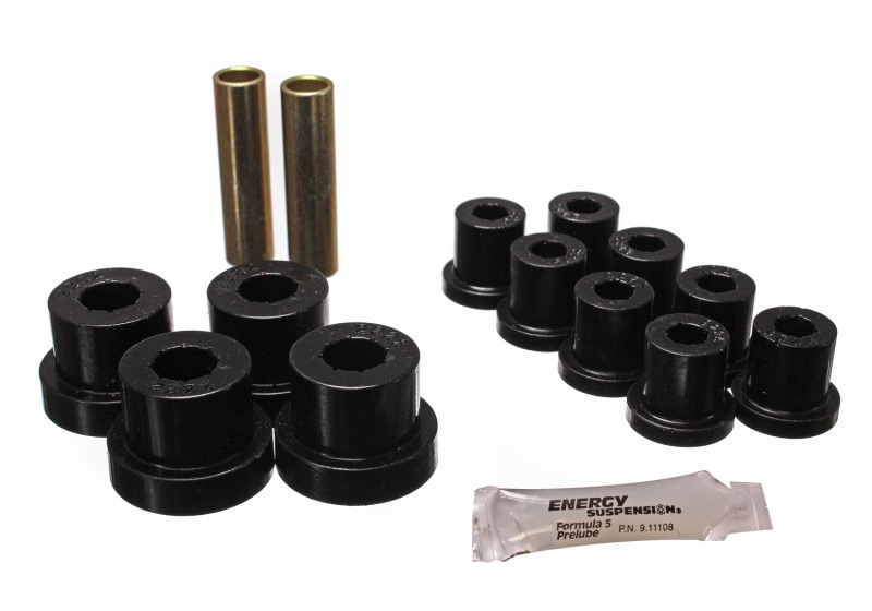 Energy Suspension Jeep Spring Bushing Set - Black - Click Image to Close