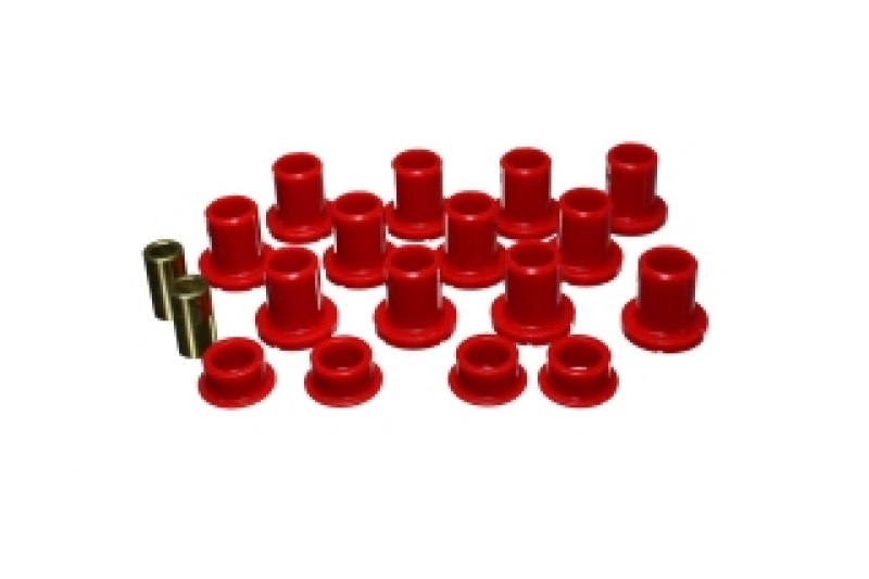 Polaris RZR XP 1000 Front Control Arm Bushings - Red - Click Image to Close