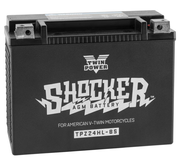 Twin Power YTX-24HL Shocker Battery Replaces H-D 66010-82A - Click Image to Close