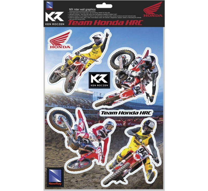 Ken Roczen Wall Graphic 9 inch X 12 inch - Click Image to Close