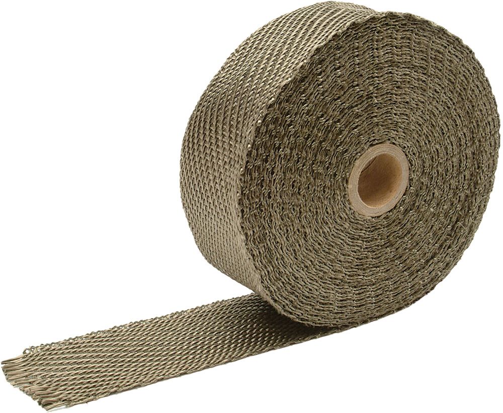 Exhaust Wrap Titanium 2"x15' - Click Image to Close