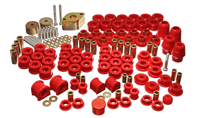 07-11 Jeep JK 4dr Red Hyper-Flex Master Bushing Set - Click Image to Close