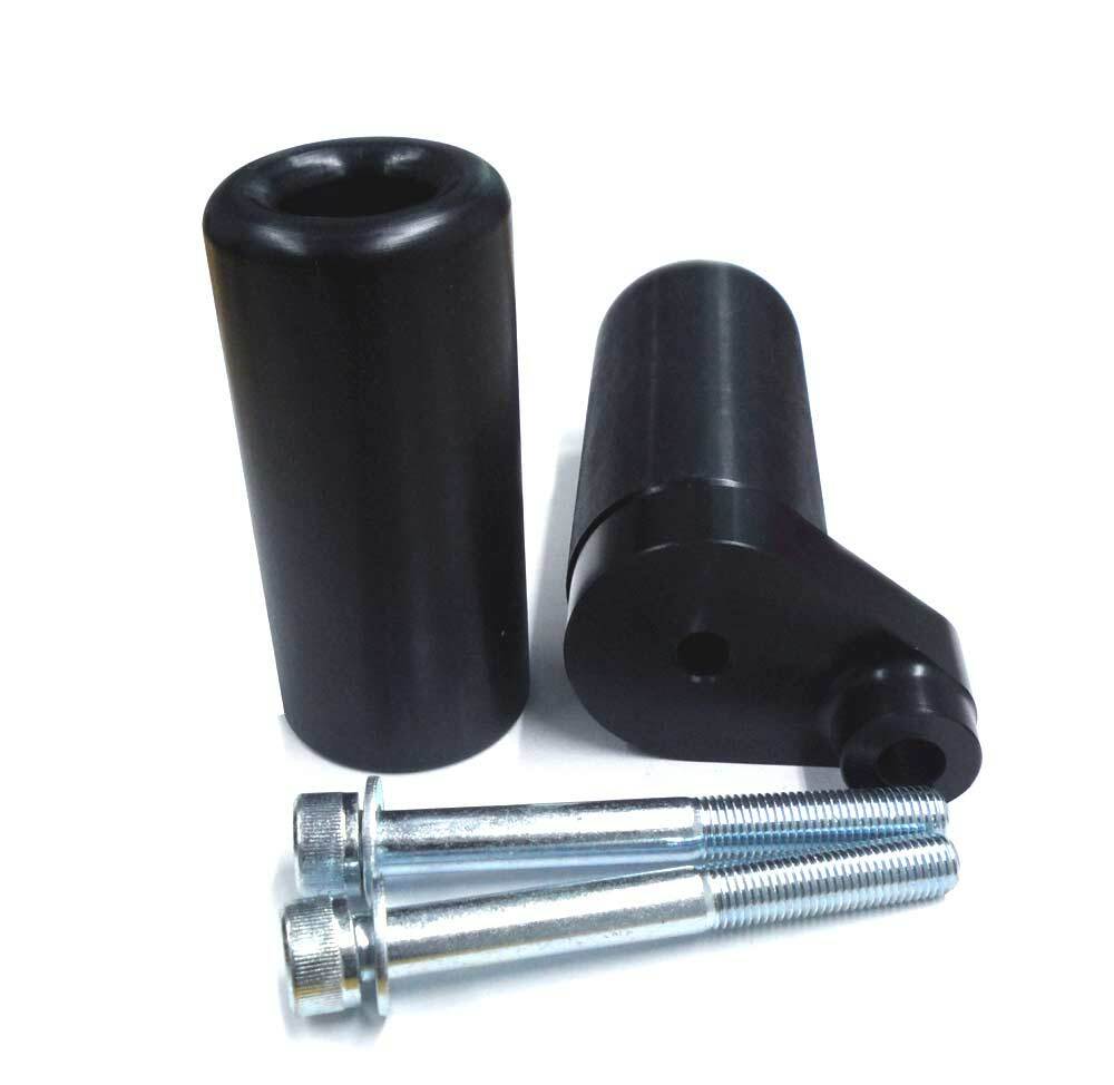 No Cut Black Frame Sliders - For 08-16 Yamaha R6 - Click Image to Close