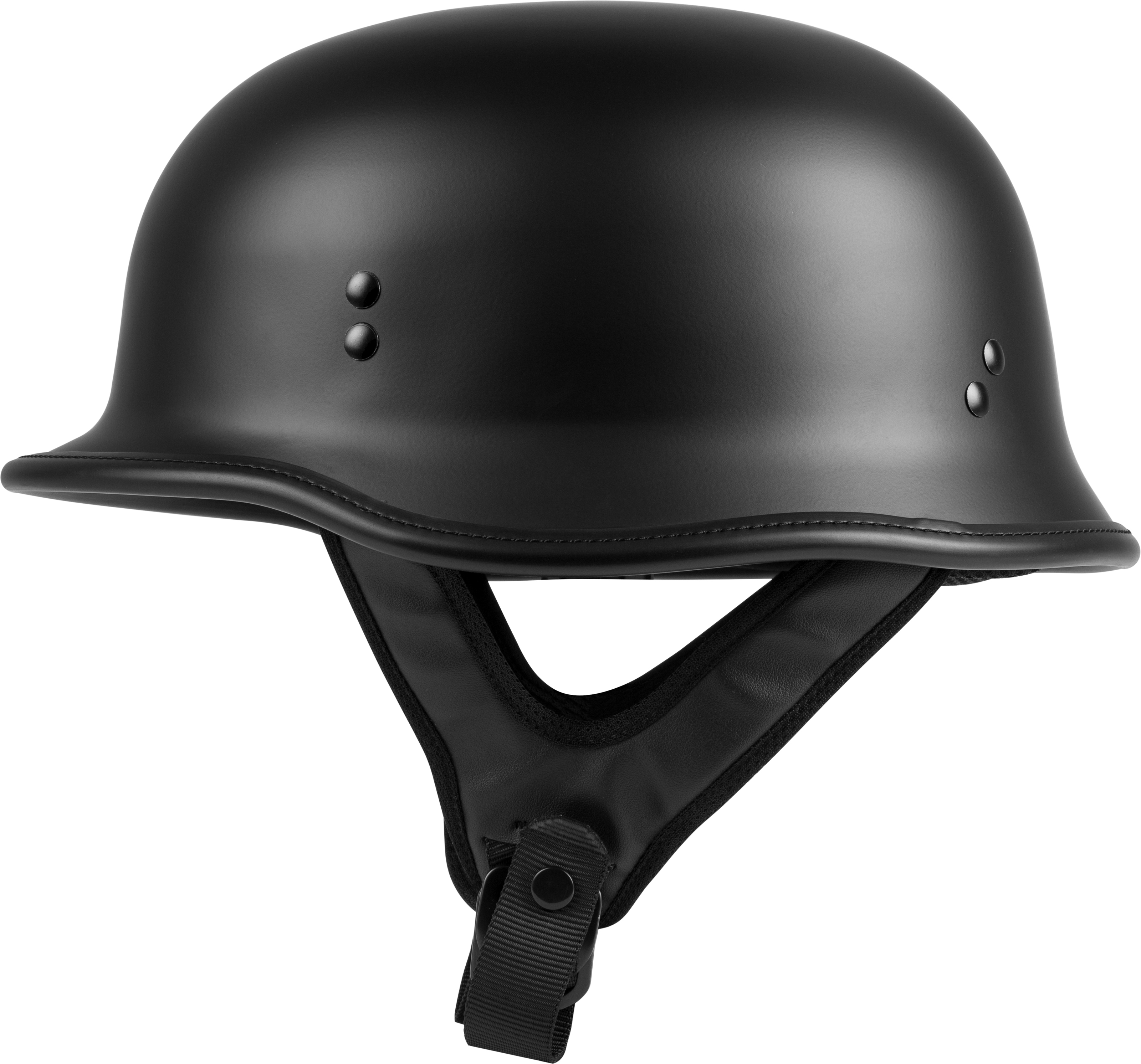 9MM German Beanie Helmet Matte Black 4X For Highway 21 - Click Image to Close