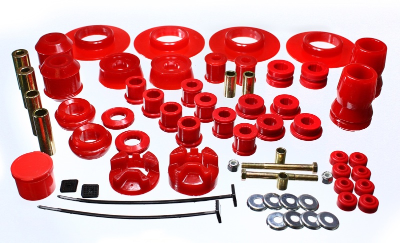 01-05 Chrysler PT Cruiser FWD Red Hyper-flex Master Bushing Set - Click Image to Close