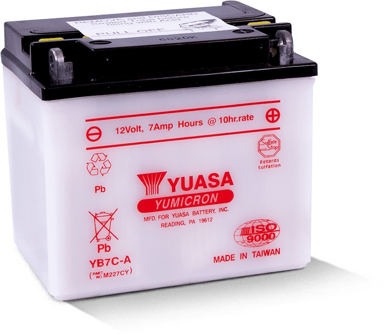 Yumicron Batteries - Yb7C-A Yuasa Battery - Click Image to Close