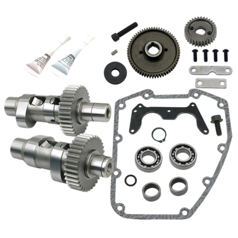 S&S Cycle 570GE Easy Start Gear Drive Camshaft Kit Fits 99-06 Twin Cam - Click Image to Close