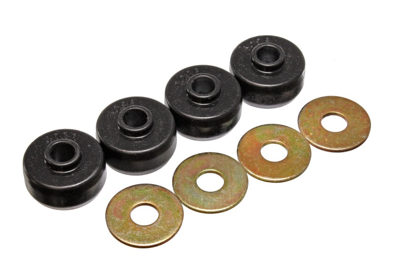 84-96 Chevy Corvette Black Spring Cushions for Rear Leaf Spring Bushing Set - Click Image to Close