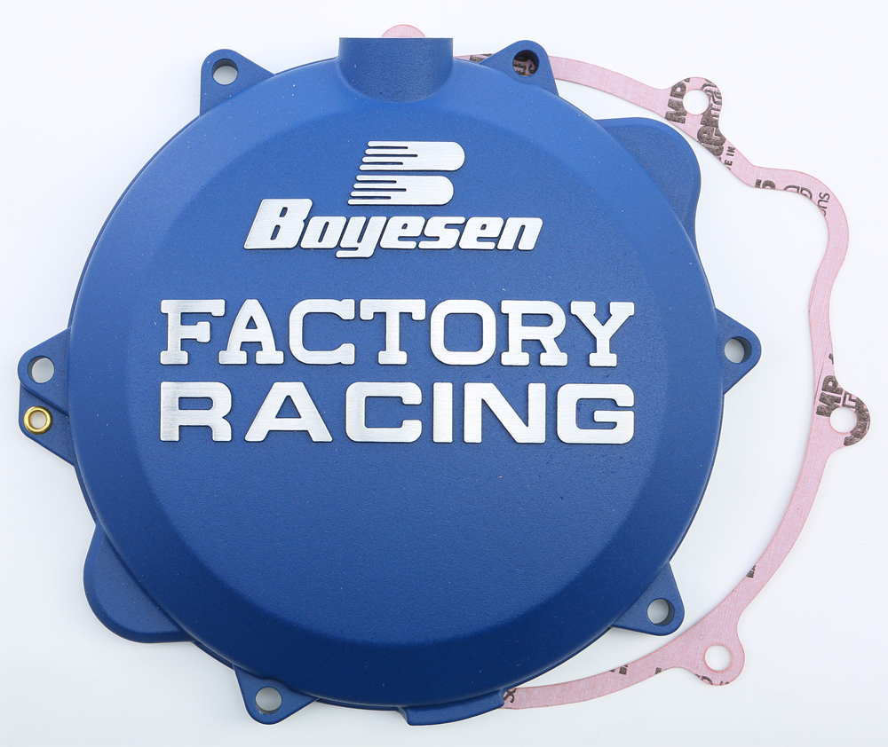 Blue Factory Racing Clutch Cover - Husqvarna 250/KTM 250/350 - Click Image to Close