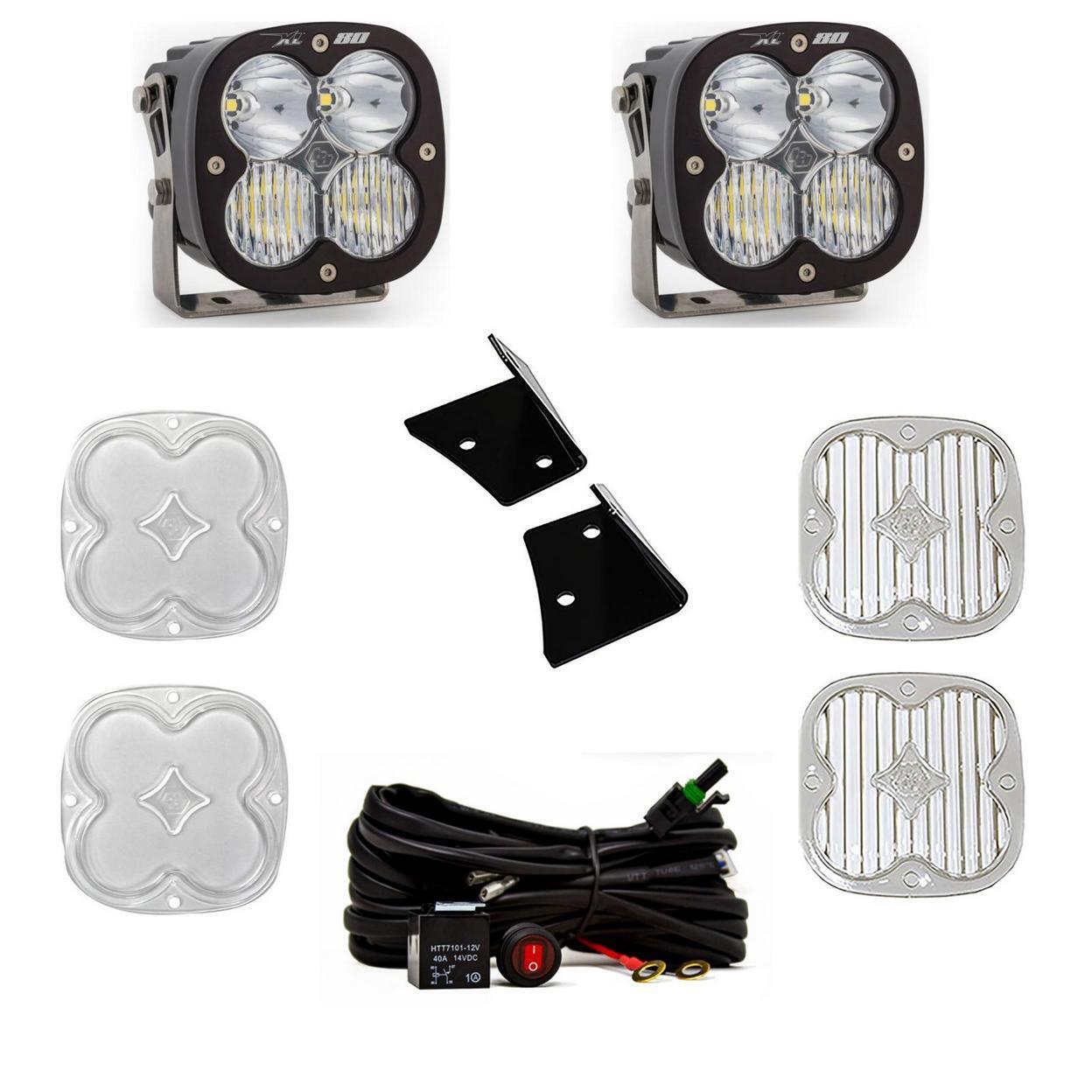 07-18 Jeep Wrangler JK XL80 Drive/Combo A-Pillar Kit - White - Click Image to Close