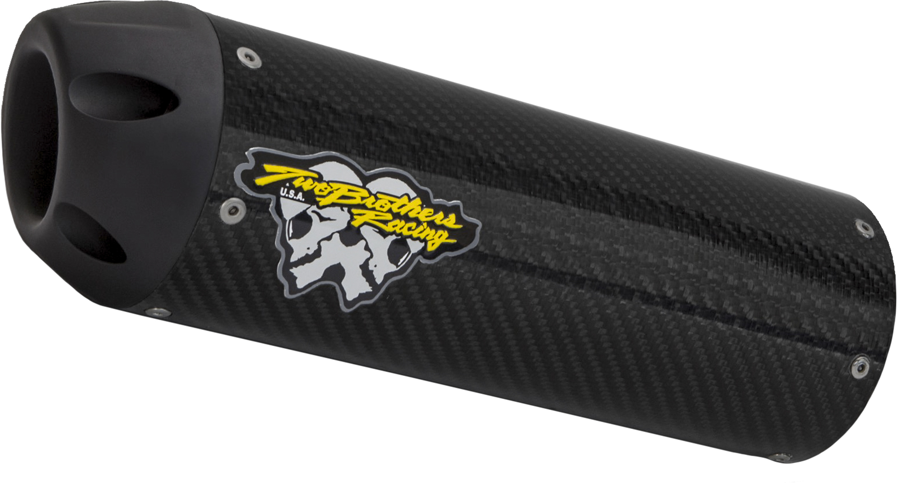 Hurricane Carbon/Black Full Exhaust - For 12-14 Yamaha YW50F Zuma - Click Image to Close