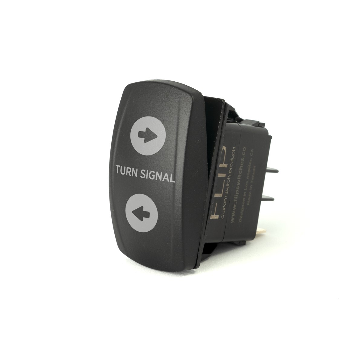 "Turn Signal" Standard Rocker Switch - DPDT - Non-Lighted - Click Image to Close