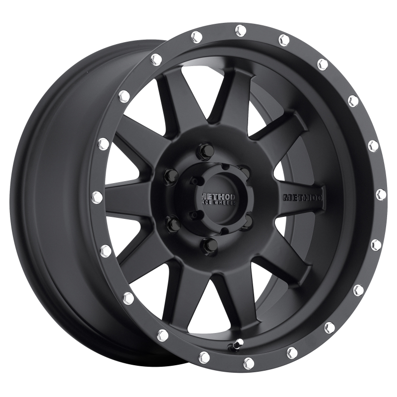 MR301 The Standard 18x9 +18mm Offset 6x5.5 108mm CB Matte Black Wheel - Click Image to Close