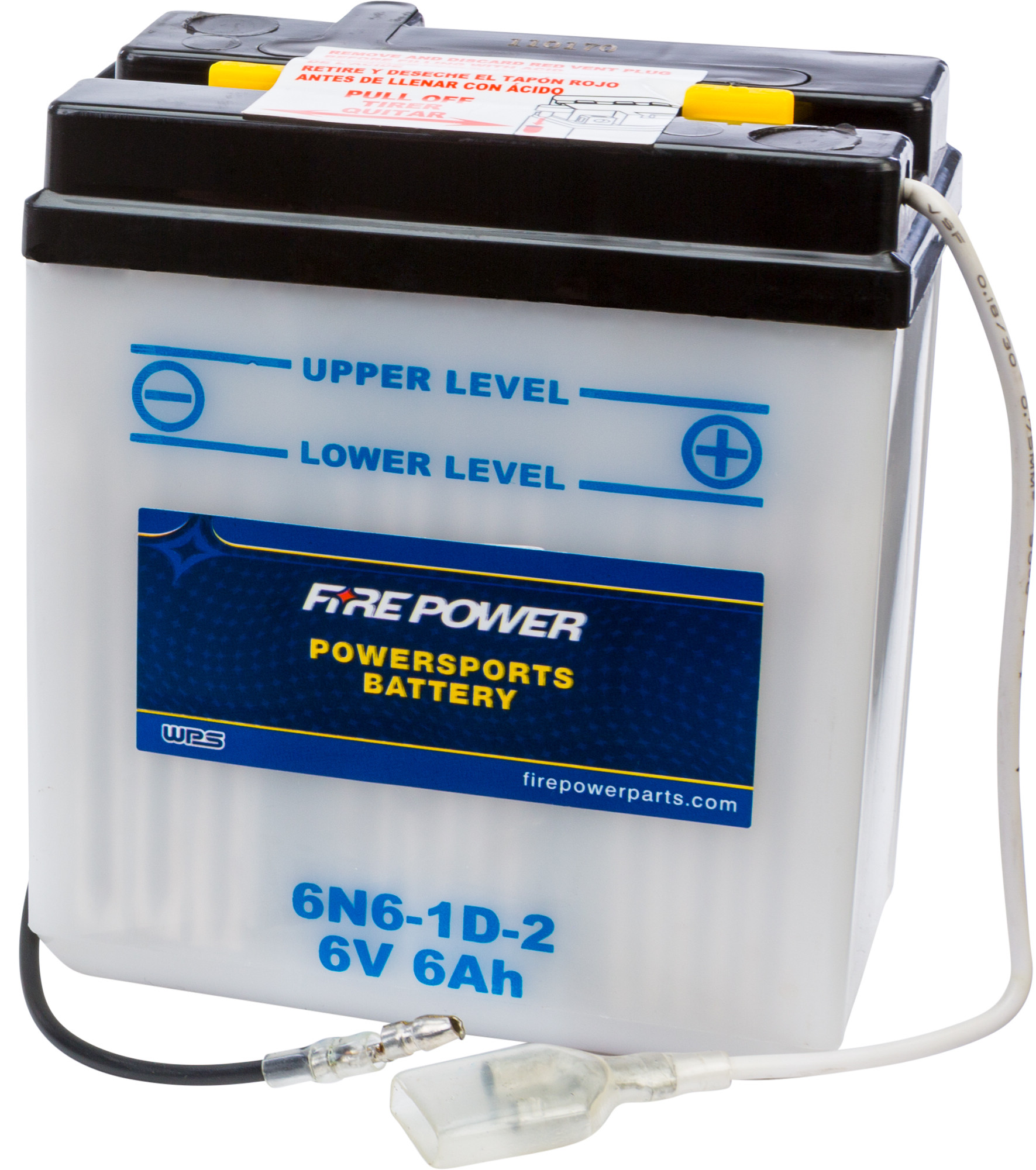 6V Standard Battery - Replaces 6N6-1D-2 - Click Image to Close