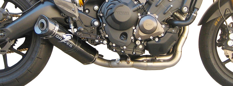 Carbon & Titanium Full Exhaust - For MT09 FZ09 FJ09 XSR900 - Click Image to Close