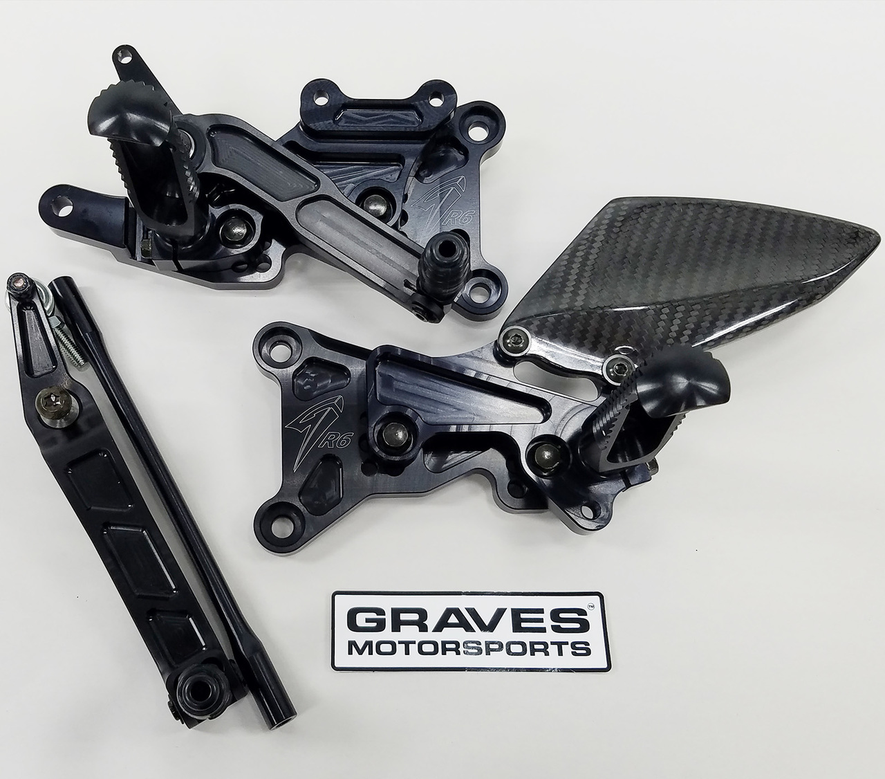 Graves Adjustable Rearsets Fits Yamaha R6 2006-2016 - Click Image to Close