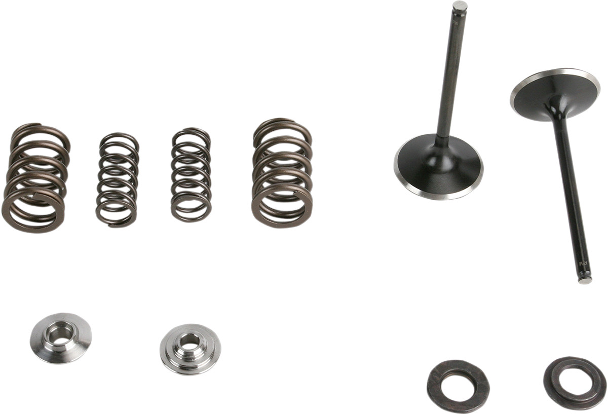 Intake Valve and Spring Stainless Steel Conversion Kit - For 02-08 Honda CRF450R - Click Image to Close