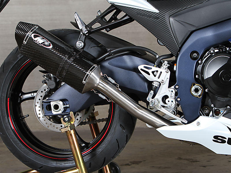 MC36 Carbon Fiber Full Exhaust - For 12-16 Suzuki GSXR1000 - Click Image to Close