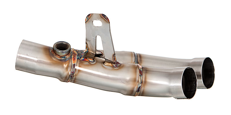 Exhaust Collector Pipe - For 06-20 Yamaha R6 - Click Image to Close