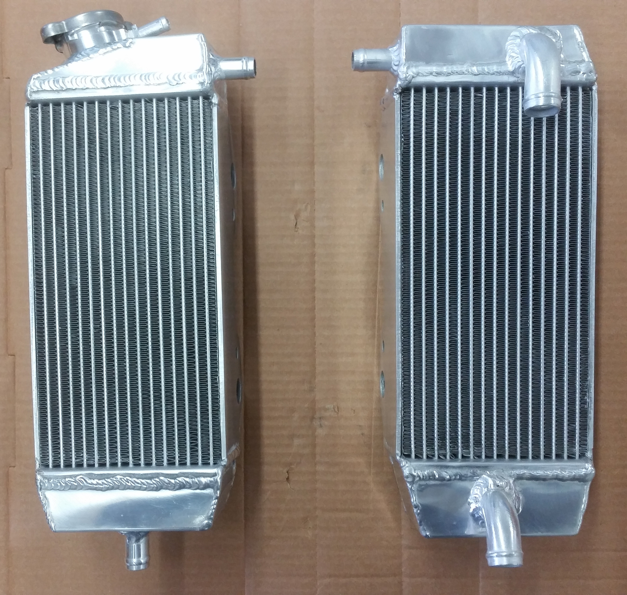 Motorcycle Replacement Radiator Set - For 04-06 Suzuki RMZ250 - Click Image to Close