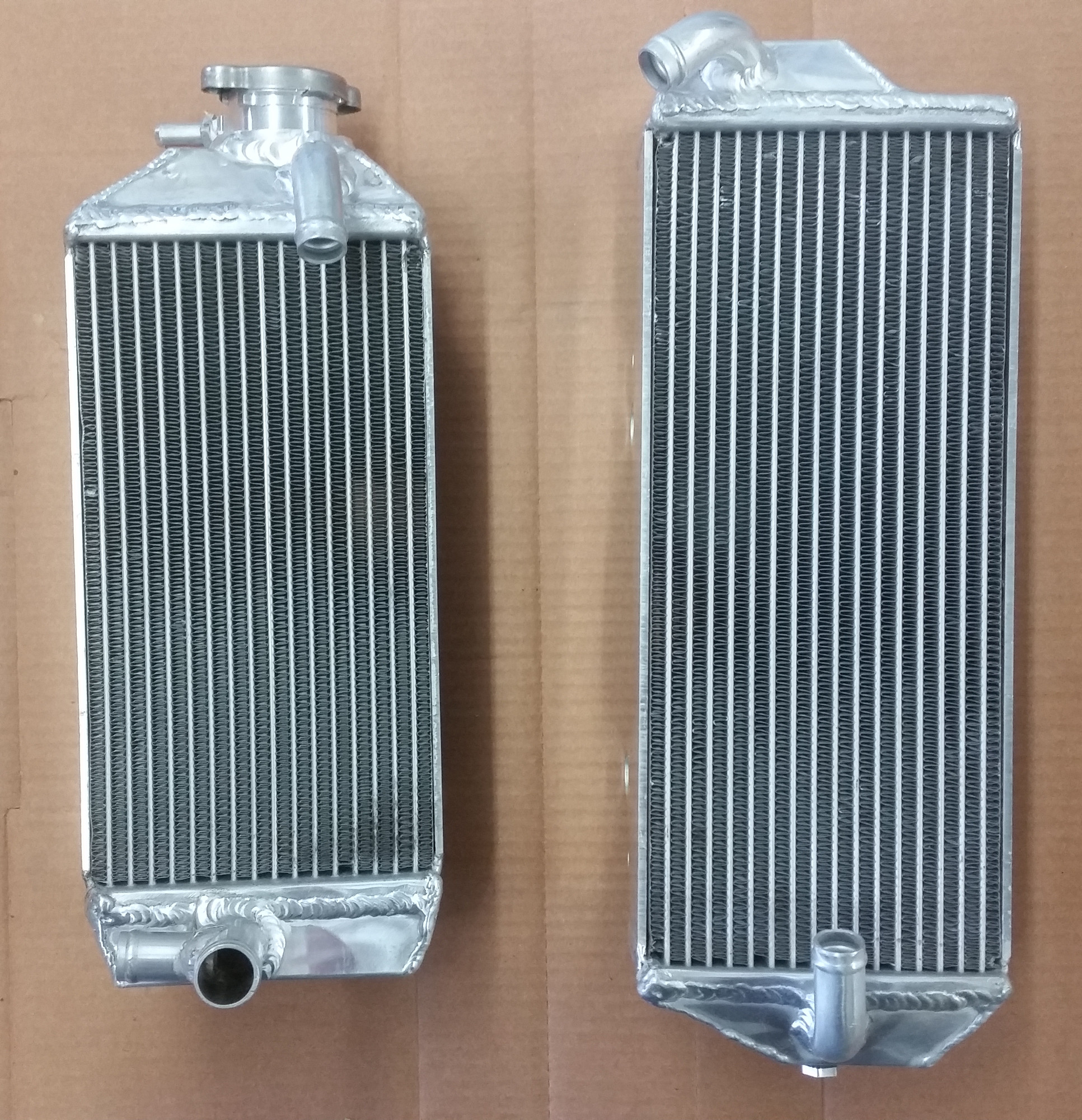 Heavy Duty Radiator Set - For 07-09 Suzuki RMZ250 - Click Image to Close