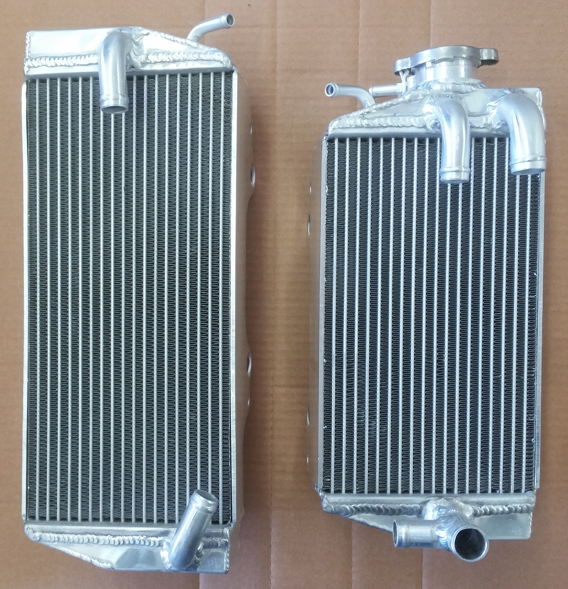 Heavy Duty Radiator Set - For 2005 Suzuki RMZ450 - Click Image to Close