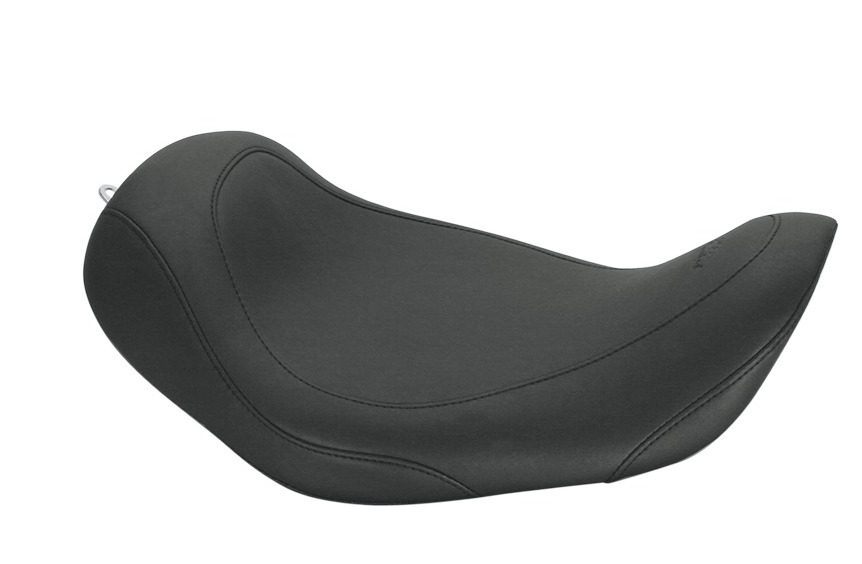 Tripper Smooth Solo Seat Black Low - For 06-17 Harley Dyna - Click Image to Close