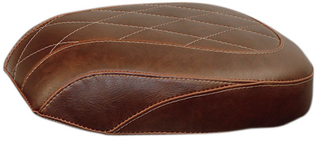 Tripper Diamond Wide Brown Pillion Pad - For 11-17 Softail - Click Image to Close