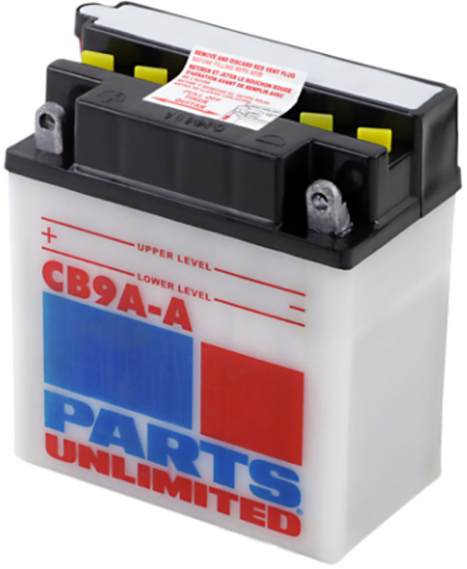 Heavy-Duty Battery 12V 9Ah - Replaces YB9A-A - Click Image to Close