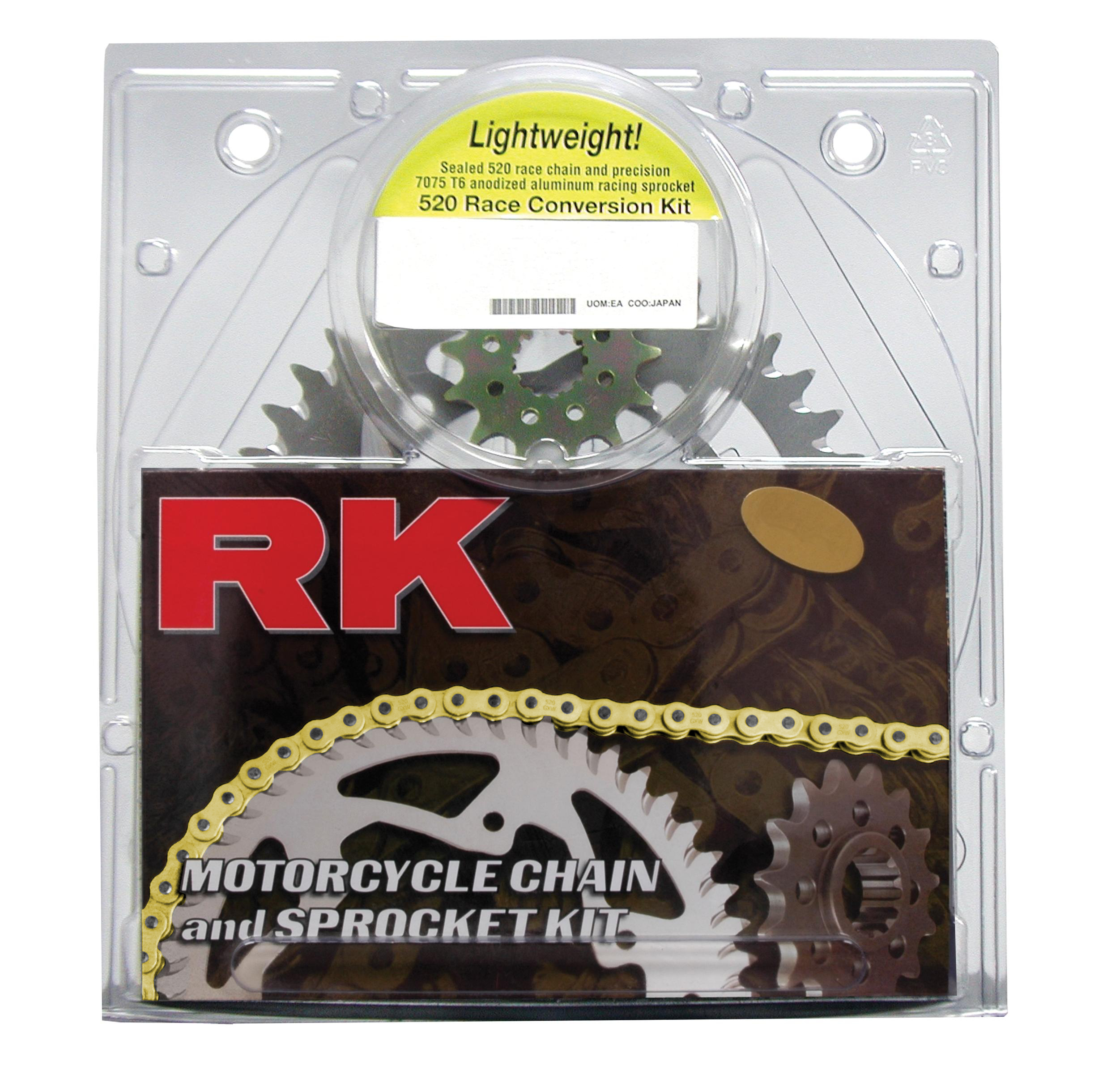 QA GB520XSO-114 Chain 15/43 Silver Aluminum Sprocket Kit - Suzuki GSXR600 - Click Image to Close