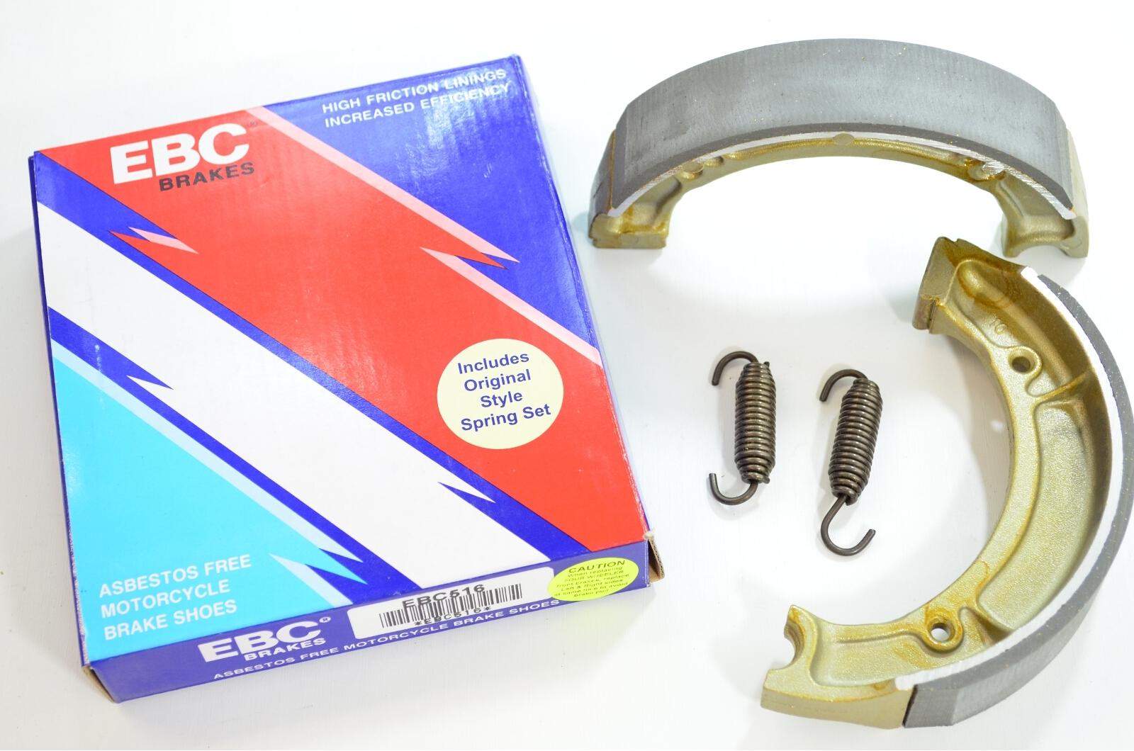 Rear Organic Brake Shoes For 81-83 XJ550 Seca, 80-83 XS400 - Also Fits 96-04 350/400 Kodiak & 98-01 660 Grizzly - Click Image to Close